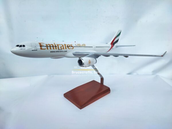 Model of Airbus A330-200 Emirates Airlines with detailed craftsmanship.